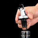 Ver imagem 5 de Kit 2x Galheteiro de Vidro e Aço Inox 200ml com Bico Dosador