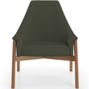 Ver imagem 3 de Kit 02 Poltronas Decorativa para Sala de Estar Sakura L02 Linho Verde Musgo - Lyam Decor