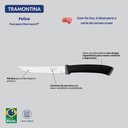 Ver imagem 7 de Faca para Churrasco Felice Corte Preciso Aço Inox Cabo Polipropileno Preto Tramontina 12,7cm