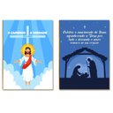 Ver imagem 1 de Kit 2 Placas MDF Frases Motivacionais Cristãs Tam A4 FE9