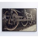 Ver imagem 2 de Quadro Rodas Trem 120x80 Cm Vidro Impresso