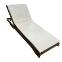 Ver imagem 1 de Espreguiçadeira de Madeira Reclinável Natural