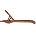 Ver imagem 5 de Espreguiçadeira de Madeira Reclinável Natural