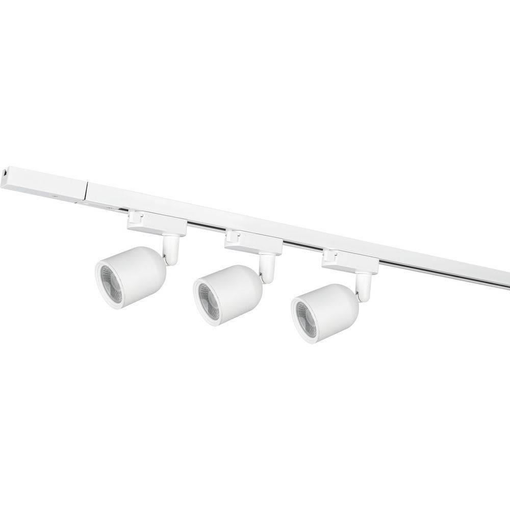 Kit Trilho LED com 3 Spots 7W Elegance Avant 3000K Luz Amarela