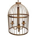 Ver imagem 1 de Lustre na Gaiola Artesanal Decorativo para Iluminação Varanda Colonial