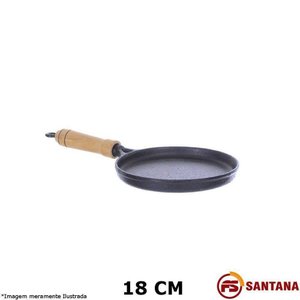 Frigideira Tapioca 18cm Ferro Fundido - Fundição Santana