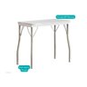 Mesa para Cozinha Dobrável e 4 Banquetas 1748 Branco Carraro - 8