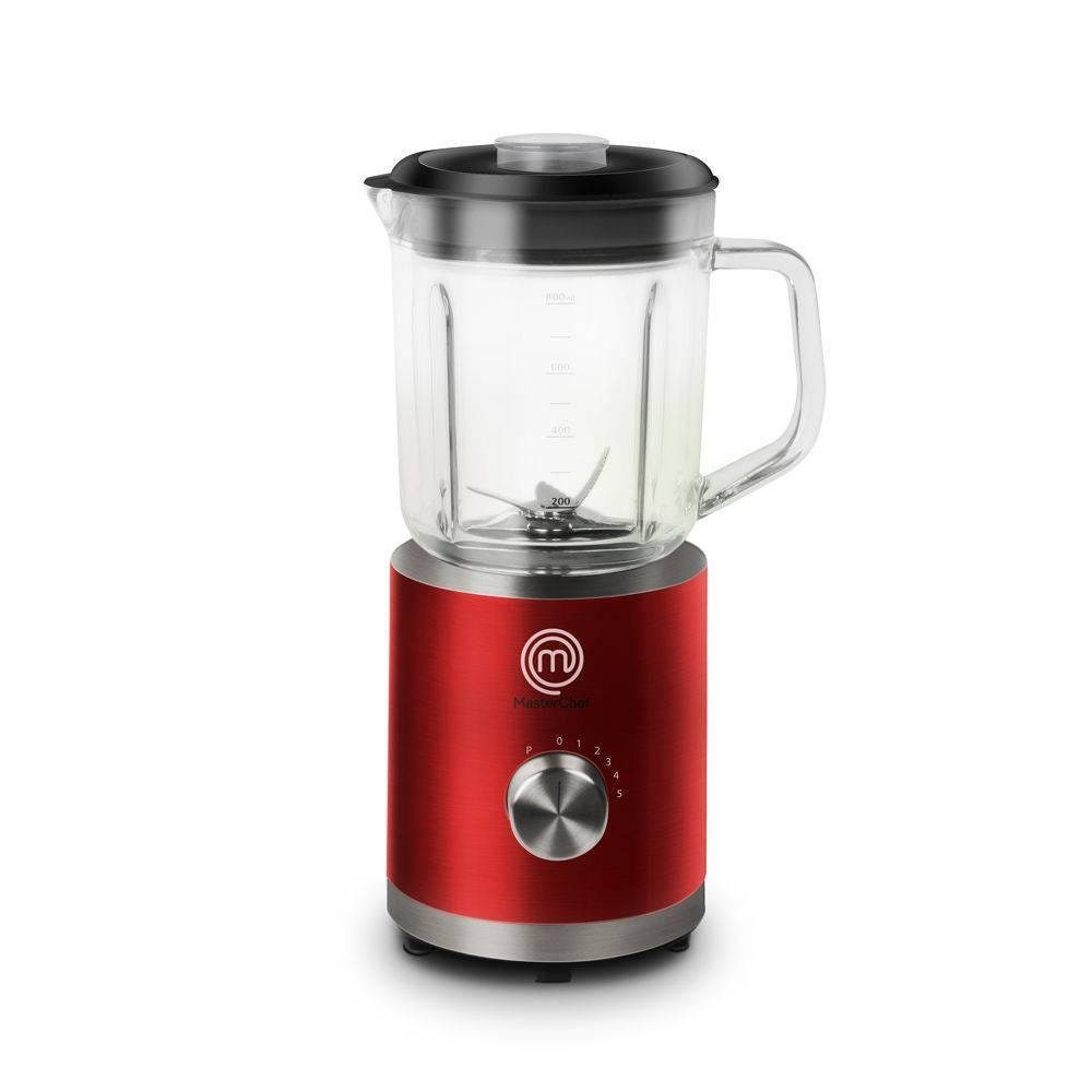 Liquidificador Compacto Preto Masterchef Ml1001P com 5 Velocidades E Jarra de Vidro 500W - 1
