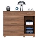 Ver imagem 2 de Cômoda Milão 6 Gavetas 1 Porta 1 Prateleira com Sapateira - Benetil