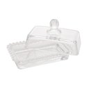 Ver imagem 5 de Manteigueira de Cristal Pearl Bolinha Transparente 17cm Wolff