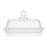Manteigueira de Cristal Pearl Bolinha Transparente 17cm Wolff - 4
