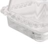 Manteigueira de Cristal Pearl Bolinha Transparente 17cm Wolff - 3