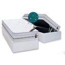 Ver imagem 1 de Cama Box Baú Crc Solteiro +Colchão Molas Pocket Magnético Niponpedic Castor -