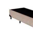 Ver imagem 4 de Cama Box Solteiro Solteirão Suede Estrutura em Madeira Bege Homequeen