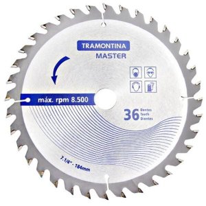 Disco de Corte para Serra Circular 7.1/4 Pol 36 Dentes