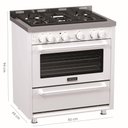 Ver imagem 2 de Fogao 5 Bocas Venax Temis Branco Gas Glp 220 V