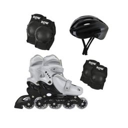 Kit Roller + Joelheira + Cotoveleira + Capacete Infantil + B - 1 Kit Roller + Joelheira + Cotoveleira + Capacete Infantil + B - 1