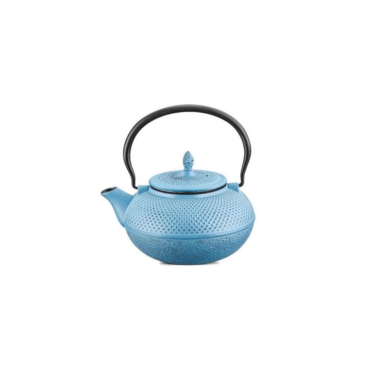 Chaleira de Ferro Azul com Cesto de Inox MTA - 8182