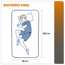 Ver mais imagens de Cama Box Baú Solteiro King Preto + Colchão Molas Ensacadas Pillow In Zidi Houston 96x203x70cm