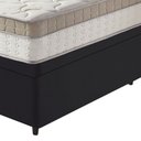 Ver imagem 4 de Cama Box Baú Solteiro King Preto + Colchão Molas Ensacadas Houston Pillow Inn 96x203x70cm