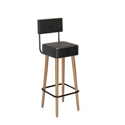 Kit 02 Banquetas Altas Barcelona Preto - 7