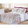 Cobre Leito Dupla Face Casal Siena Cinza Floral Cinza Floral com 3 peças - 1