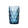 Jogo de Copos Diamante Azul 350ml Vidro Class Home - 2