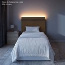 Ver mais imagens de Painel Cabeceira Frisado Solteiro com LED 109x90cm