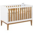 Ver imagem 2 de Berço Americano Unique Branco Soft Freijó Eco Wood com Colchão Ortobom - Matic