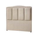 Ver imagem 2 de Cabeceira Estofada Paris 195cm Linho Bege
