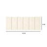 Cabeceira Cama de Casal Bege de Fixar na Parede Mizza Decor - 3