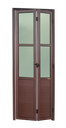 Ver imagem 1 de Porta Alumínio Camarão Lambril/Vidro e.L25 Marrom Corten 70 V.Boreal Brimak