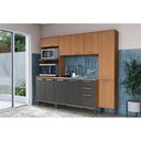 Ver imagem 1 de Cozinha Modulada Kappesberg 4 Peças Linna C4p255 Canela/grafite