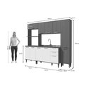 Ver imagem 4 de Cozinha Modulada Kappesberg 4 Peças Linna C4p255 Canela/grafite