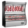 Balcão Frigorífico de Açougue Triplex GEVD-210 PR Preto Gelopar Iluminação em LED 2.10m Tendal - 1
