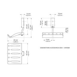 Kit Acessórios para Banheiro 5 Peças Chrome Docol - 2