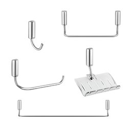Kit Acessórios para Banheiro 5 Peças Chrome Docol - 7