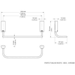 Kit Acessórios para Banheiro 5 Peças Chrome Docol - 5