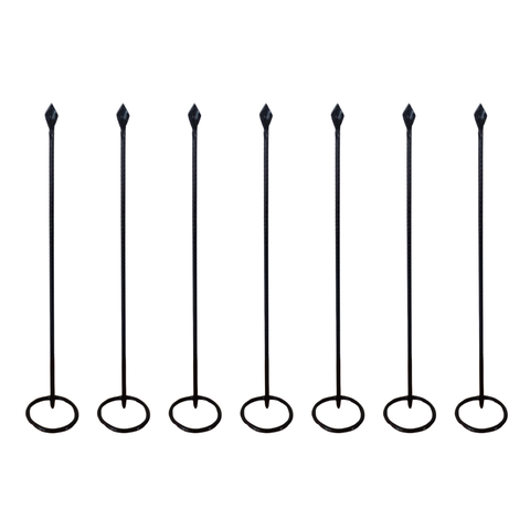 Kit 7 Lanças para Assenamento 35cm com Pé