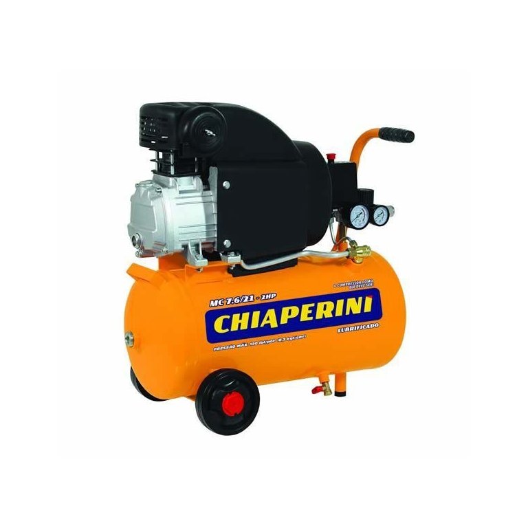 MOTOCOMPRESSOR MC7.6/21 21 LITROS 2HP 127V MONOFASICO COM INMETRO - CHIAPERINI