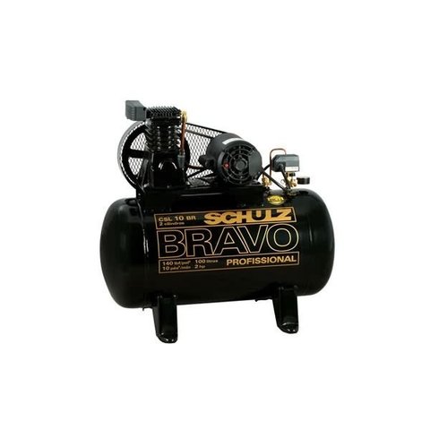COMPRESSOR DE AR CSL10BR/100L 100LITROS 140PSI TRIFÁSICO 220V SCHULZ