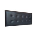 Ver imagem 1 de Cabeceira de Cama Estofada Botonê Istambul Essencial Corino Rbl:solteiro Painel/preto