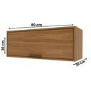 Ver imagem 6 de Cozinha Modulada 5 Peças 11 Portas 3 Gavetas s/ Tampo Paris Indekes
