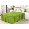 Colcha Casal Padrão Colcha Primavera Verde com 5 peças em Algodão / Poliéster - 1