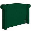 Ver imagem 2 de Cabeceira Cama Box Casal 140cm Sofia Bouclê Verde