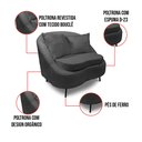 Ver imagem 3 de Poltrona Decorativa Orgânica Pé Ferro Pto Kit 2 Zaya Bouclê C05 - D'Rossi