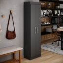 Ver imagem 1 de Armário Multiuso 2 Portas 4 Prateleiras Office - Cinza