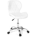 Ver imagem 1 de Cadeira Slim Office Estofada Base Giratória Cromado