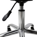 Ver imagem 6 de Cadeira Office Base Cromada com Rodizio Giratória Saarinen Rosa + E-book