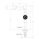 Ver imagem 4 de TORNEIRA DESIGN INDUSTRIAL PVC CLASSICA LUXO 1/2 - MADARELI: PRETO